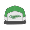 Shamrock Run Performance Hat, Green Top/White Sides