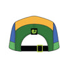 Shamrock Run Performance Hat, Gold/Blue/White/Green