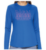 Napa to Sonoma Women's Performance Long Sleeve - Blue