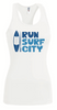 Surf City Marathon Women's Performance Tank - White
